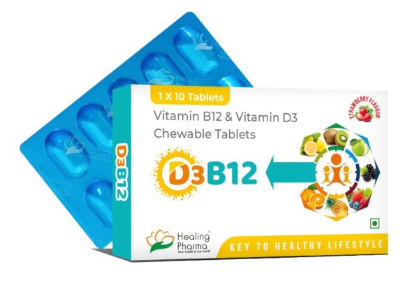 Vitamin B12 & Vitamin D3 Chewable Tablets