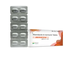 ZBD Plus Albendazole 400 Mg Ivermectin 12 Mg Tablet